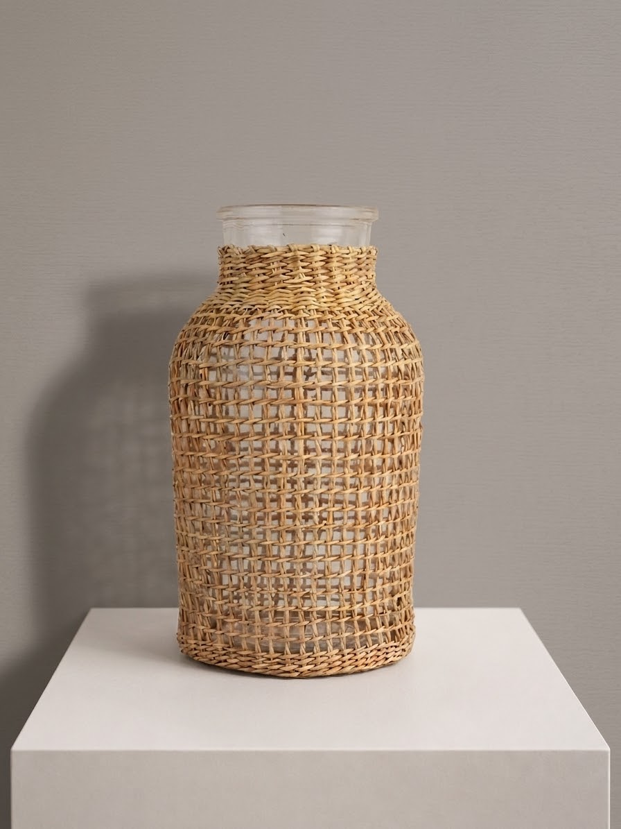 Rattan Cover Vase