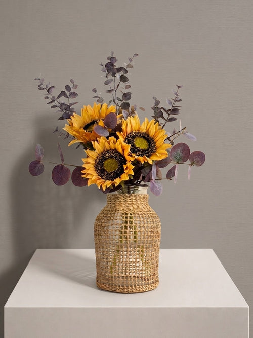 Rattan Cover Vase