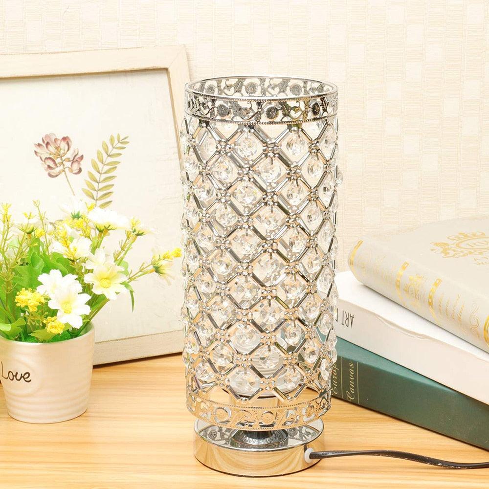 The Vittoria Crystal Bedside Lamp