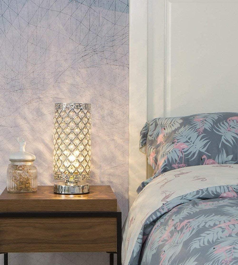 The Vittoria Crystal Bedside Lamp