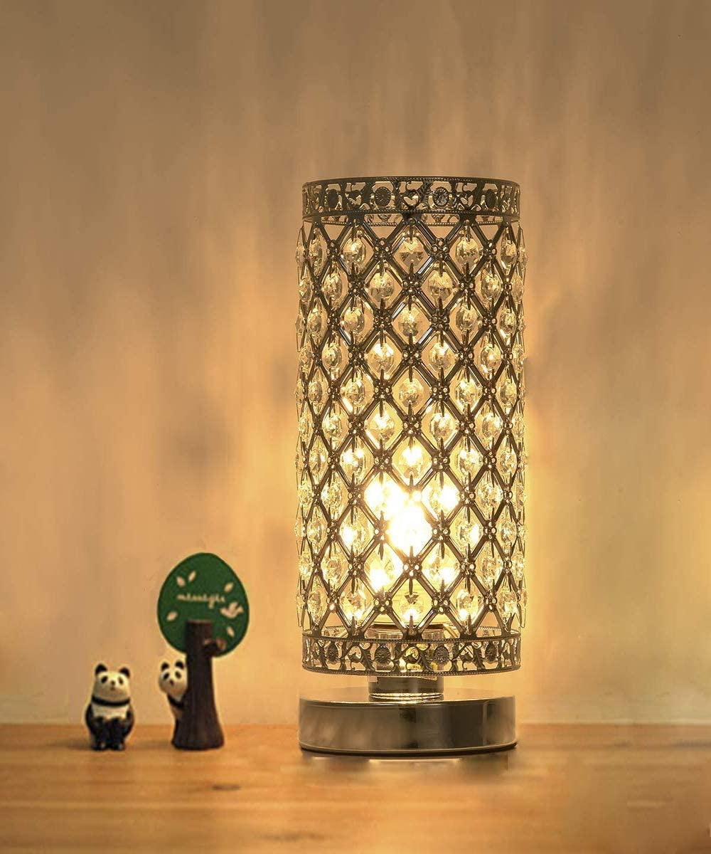 The Vittoria Crystal Bedside Lamp