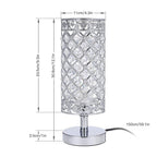 The Vittoria Crystal Bedside Lamp