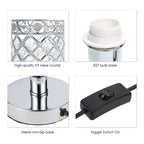 The Vittoria Crystal Bedside Lamp